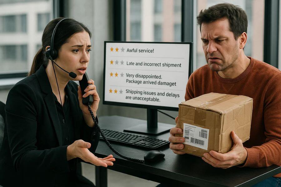 customer satisfaction is suffering simple global