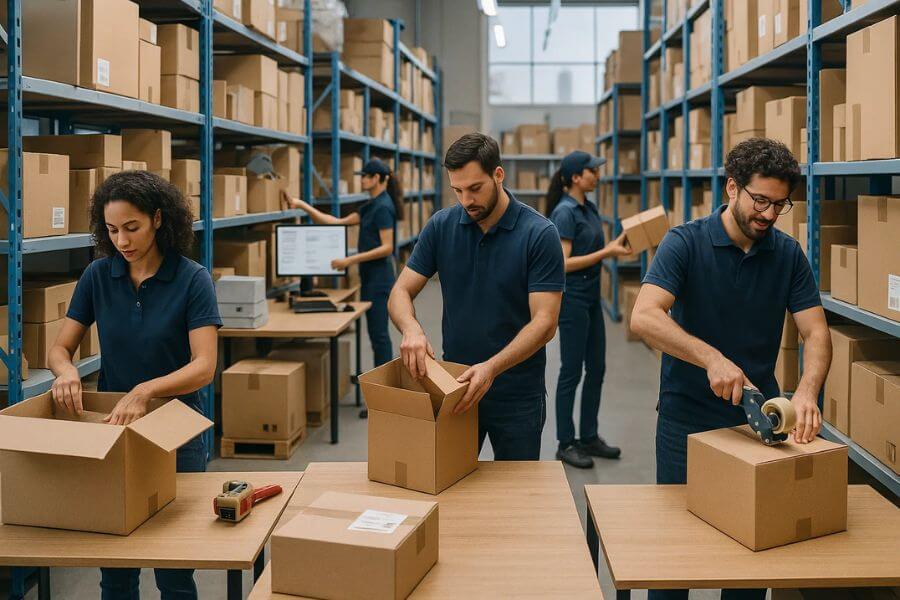 what are the key steps in inhouse fulfillment simple global