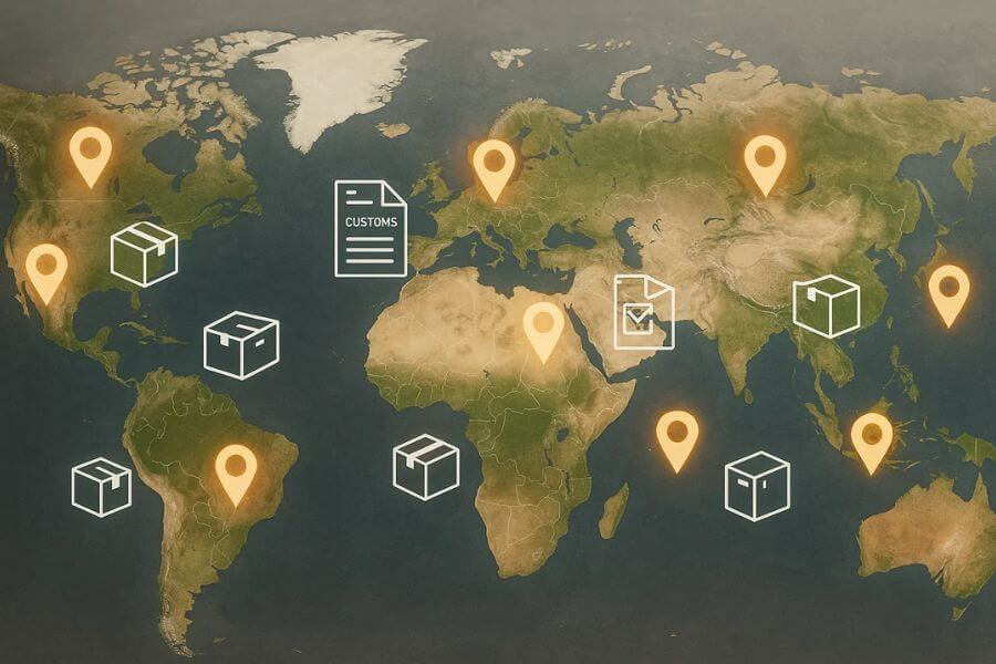 10 countries with the highest de minimis thresholds in 2025 simple global