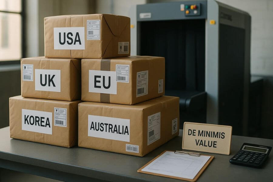 de minimis rate glossary simple global