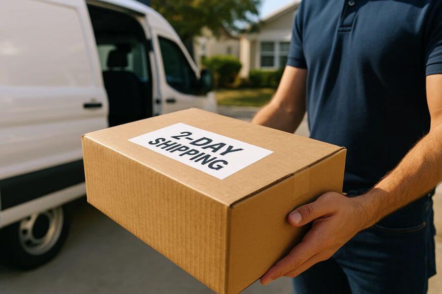 2 day shipping simple global