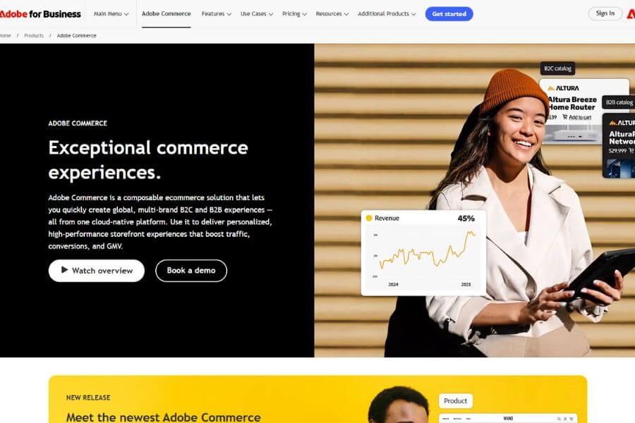adobe commerce magento top 10 ecommerce platforms for small businesses in 2025 simple global