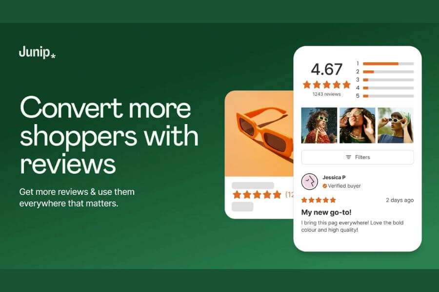 junip product reviews app and ai 20 best product review shopify apps in 2025 simple global