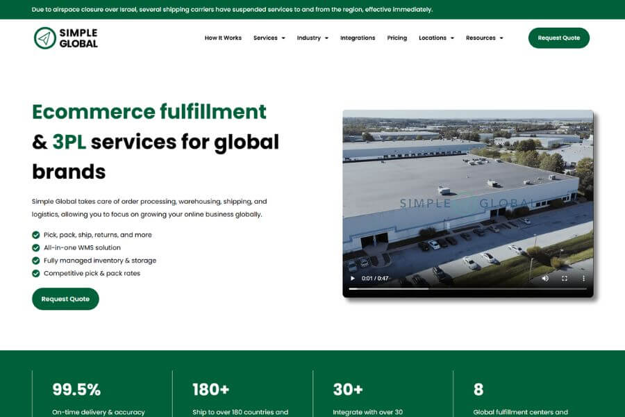 simple global top ecommerce fulfillment companies in usa 2026 simple global