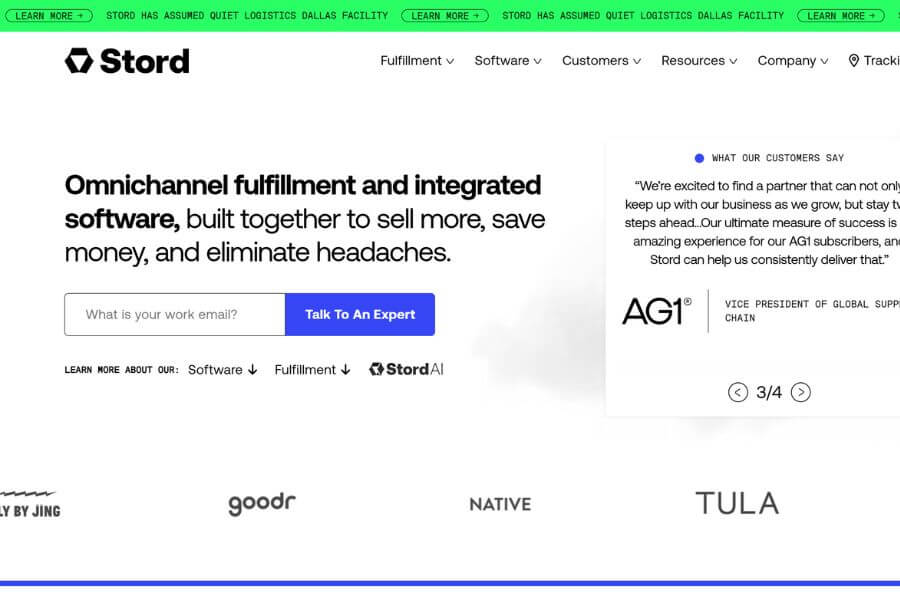 stord top ecommerce fulfillment companies in usa 2026 simple global