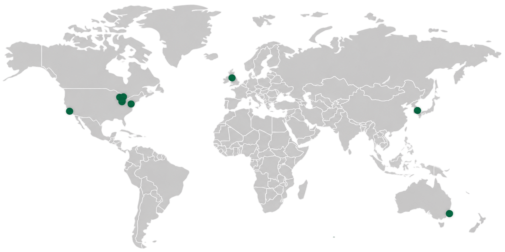 Simple Global worldwide fulfillment locations
